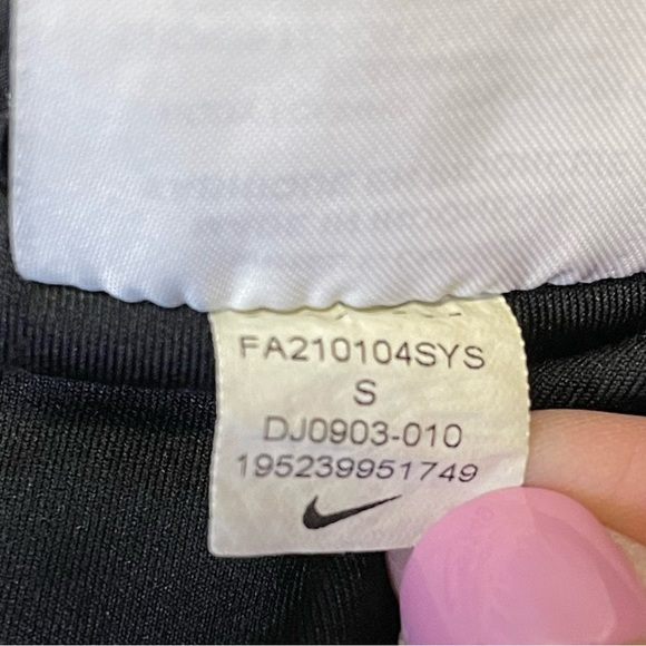 Nike Air Volt 2-in-1 Woven Running Pants Womens Small Black Athletic Soccer Gym - Picture 8 of 15